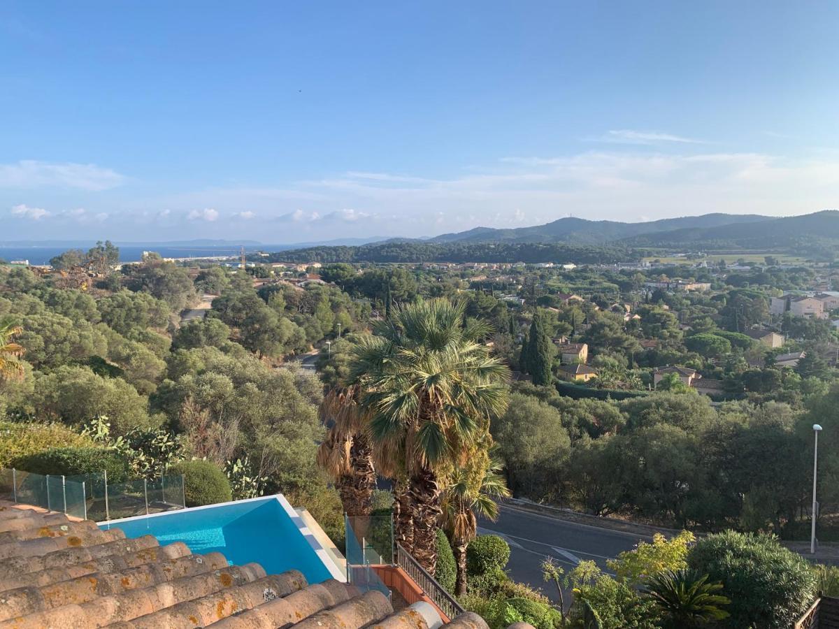 Superbe Duplex 35M2 Vue Mer Avec Piscine Bormes-les-Mimosas Esterno foto